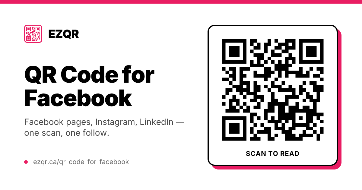 How to Make a QR Code for a Facebook Page