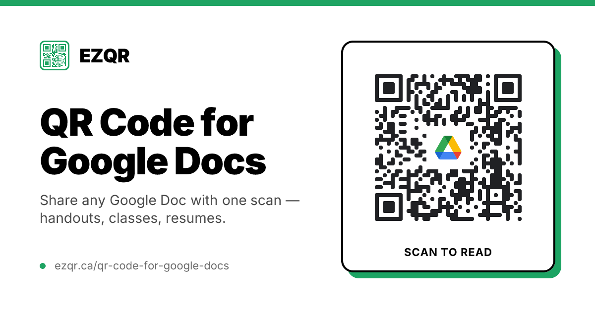 How to Make a QR Code for Google Docs