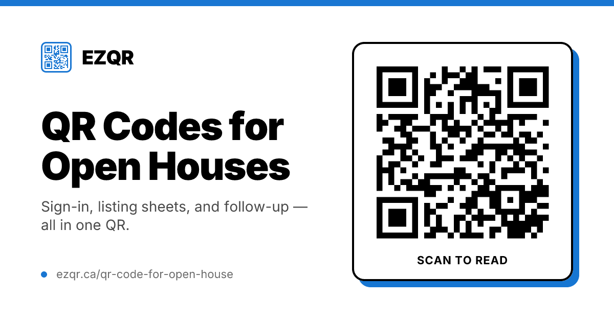 How to Set Up an Open House QR Code in 5 Minutes