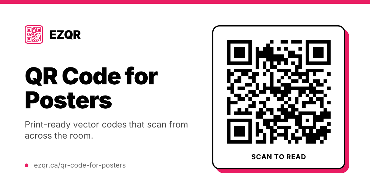 How to Make a QR Code for a Poster