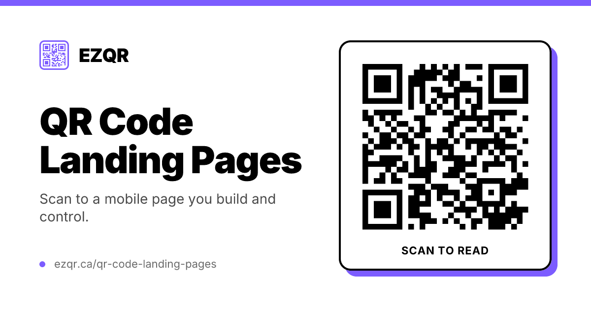 How to Make a QR Code Landing Page