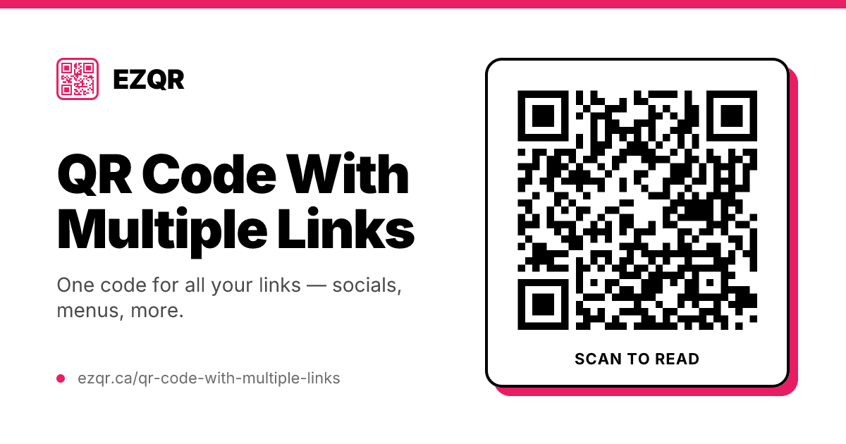 How to Make a QR Code with Multiple Links