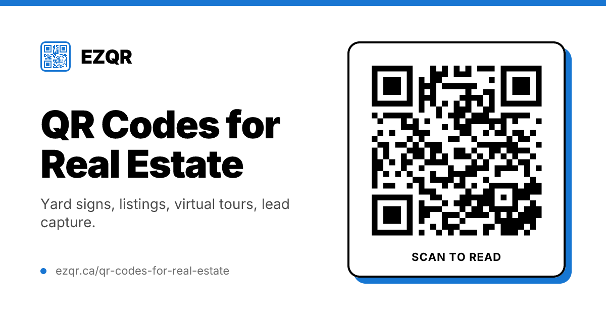 How to Set Up a Property Listing QR Code