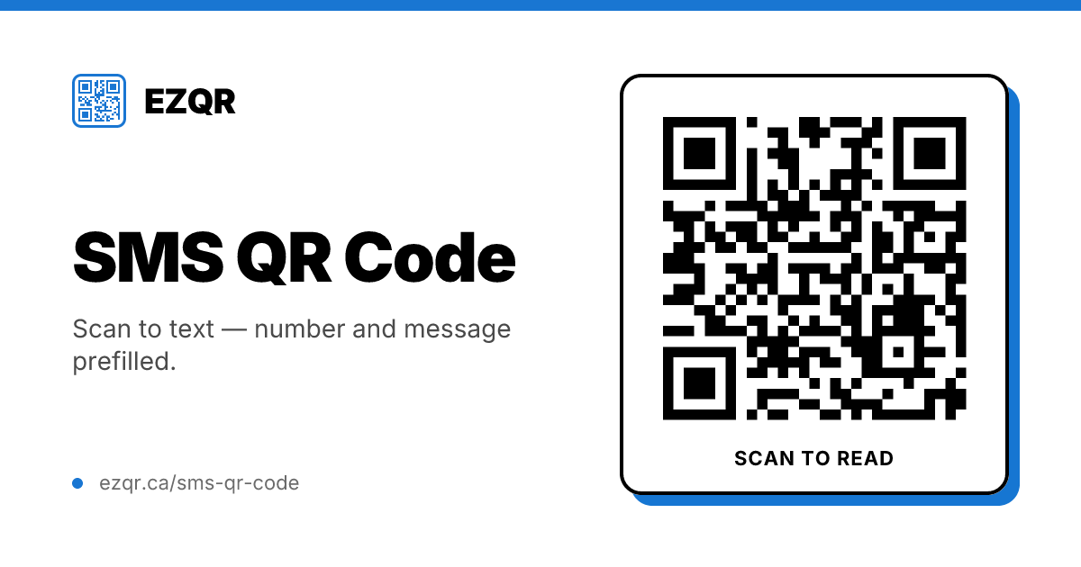 How to Make an SMS QR Code