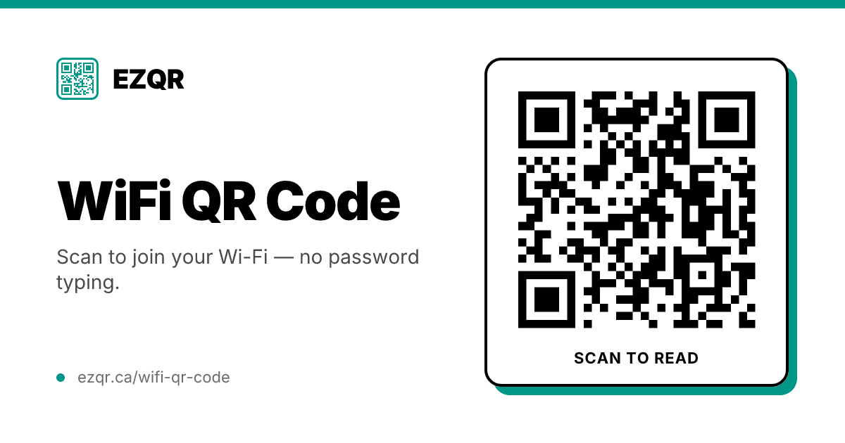 How to Make a WiFi QR Code